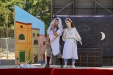 Samuel Peaches and Princess Gwen as the Nurse and Juliet
